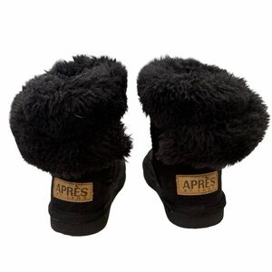 Après by Lamo Black Suede/Fur Winter Boots 
Toddler Size 6